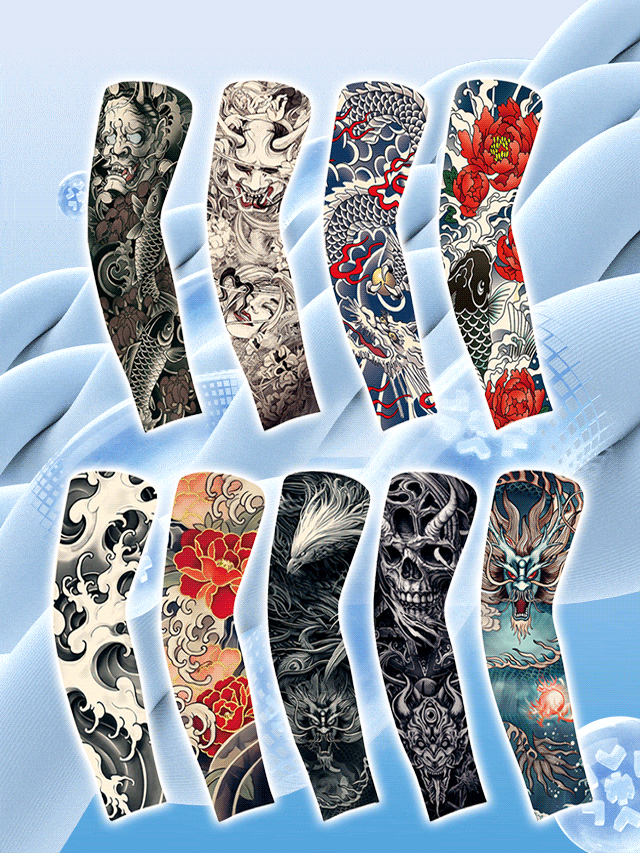 タトゥーデザインアームカバー