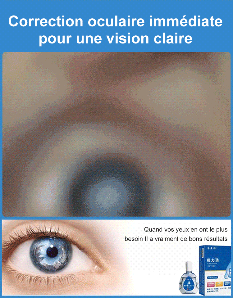 Correction oculaire instantanée pour une vision claire