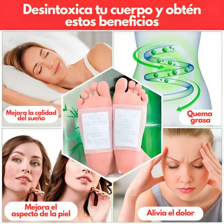 Natural Sugar Reducing and Detoxifying Foot Patch