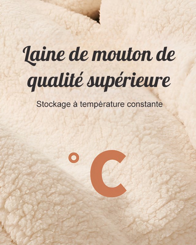 Couverture en laine polaire double couche pour l'hiver