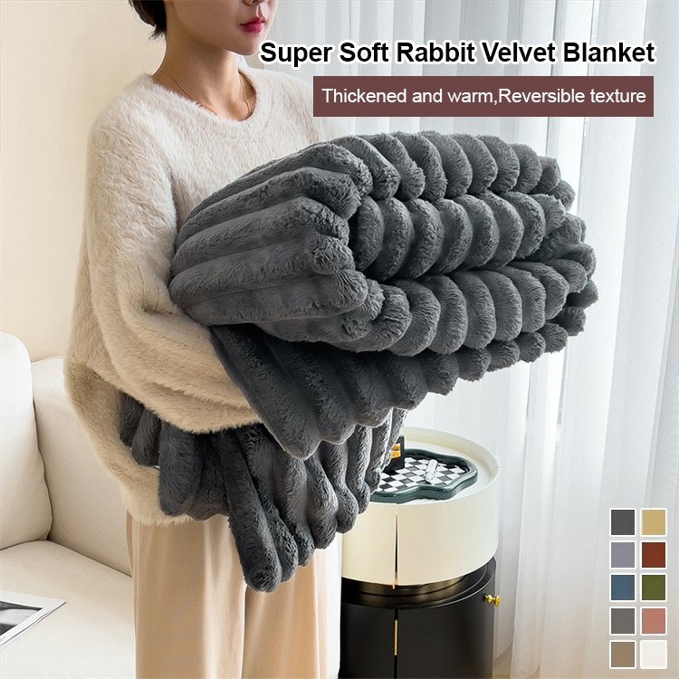 SL-High Quality Flannel Thickened Warm Blanket