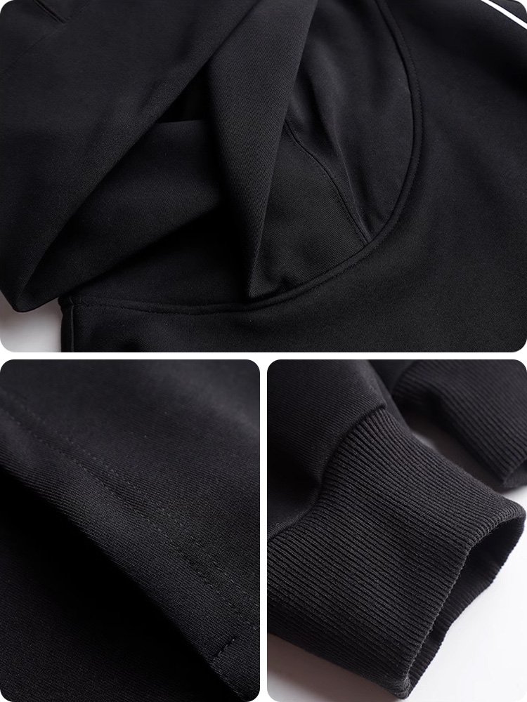 【男女兼用】ボリュームネックパーカー