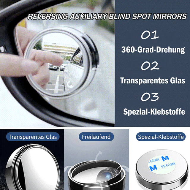 Auto-Weitwinkel-Rückspiegel