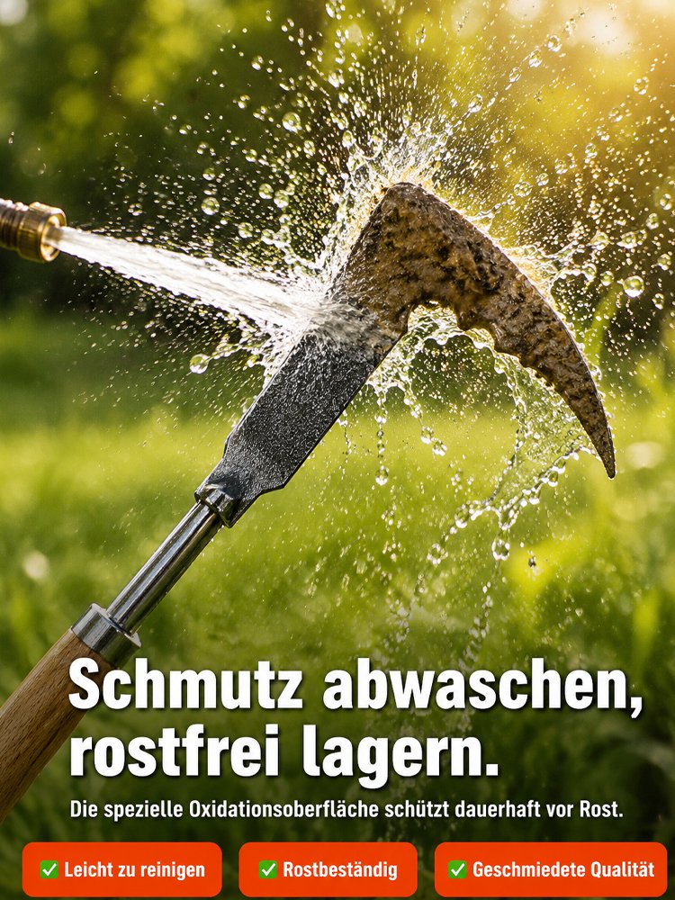 Unkrautentferner mit rechtwinkligem Design für Gartenarbeit