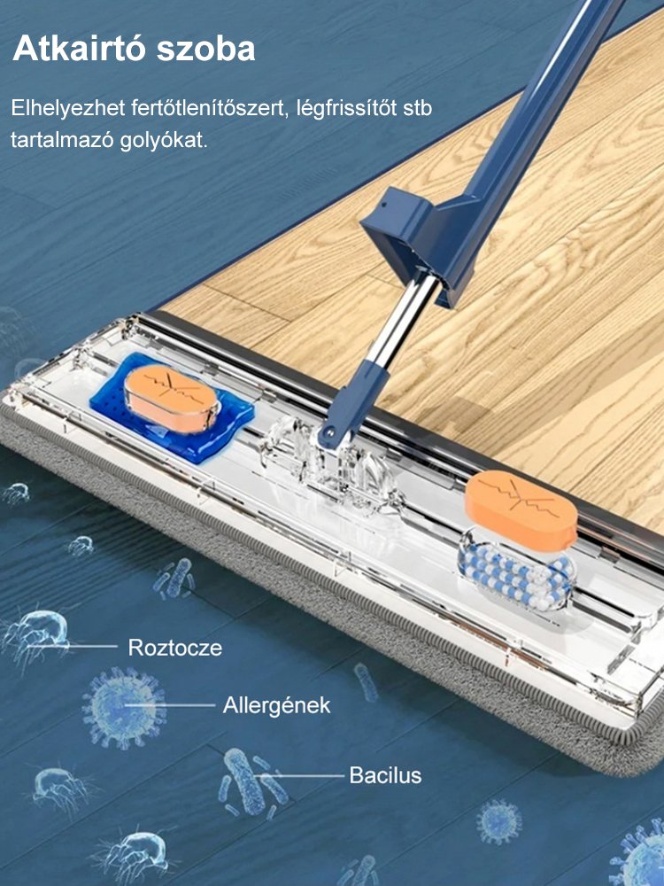 Új nagy lapos felmosó mop