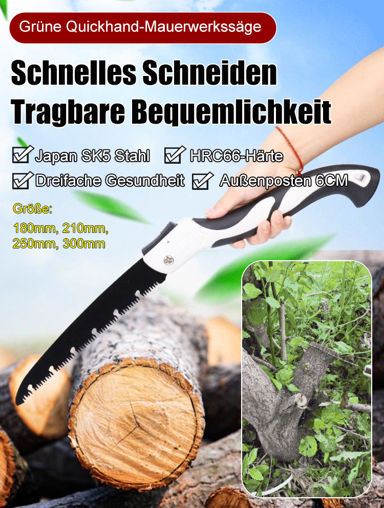 Haushaltsklappsäge aus Manganstahl