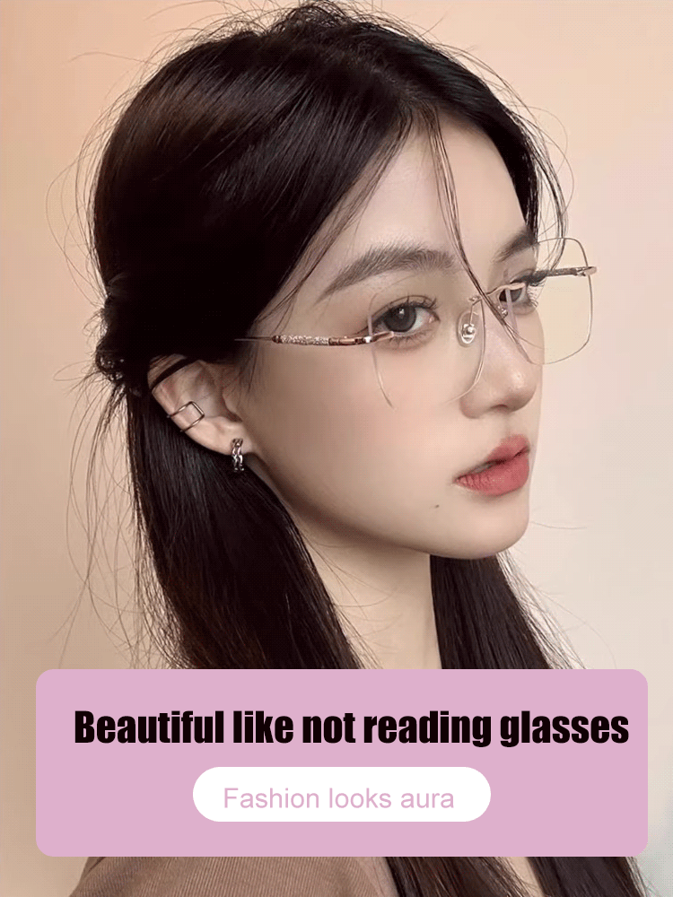 High-grade photochromic reading glasses with starry sky