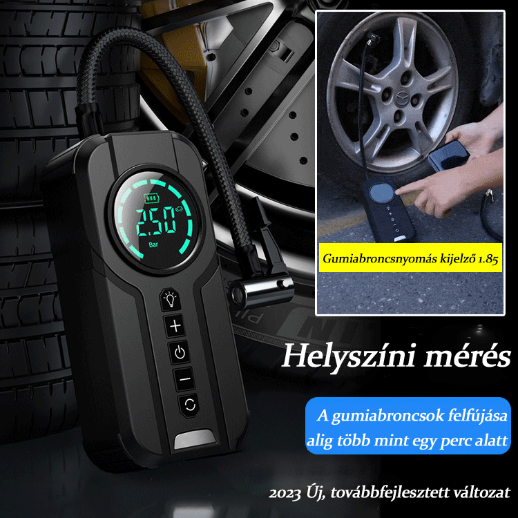 Hordozható kültéri vezeték nélküli felfújható szivattyú