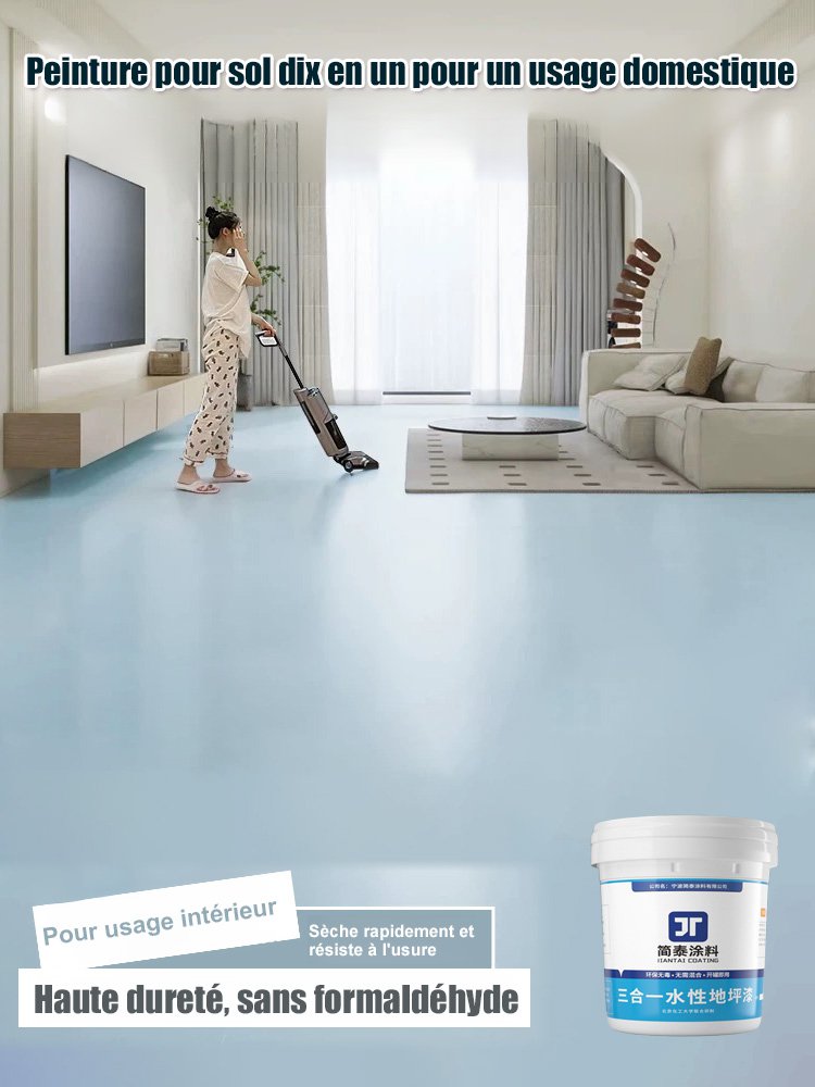 Peinture pour sol 3-en-1 non toxique et écologique