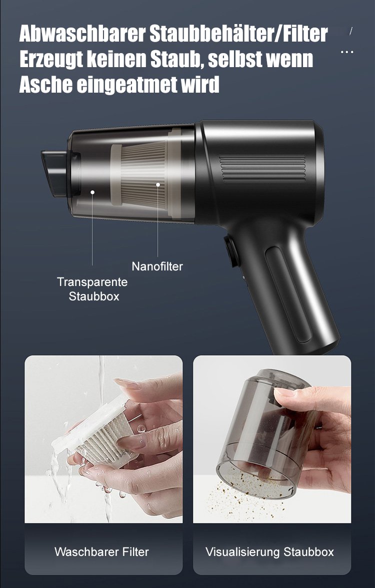 Mehrzweck-Autostaubsauger für Auto-Innenreinigung