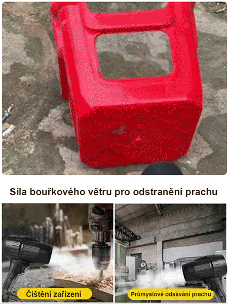 【Průmyslová】vysoce výkonná bezdrátová dmychadla