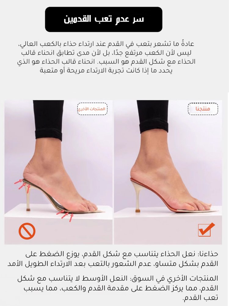 حذاء بكعب رفيع ورأس مدبب بتصميم فرنسي خاص ومخصص حسب الطلب