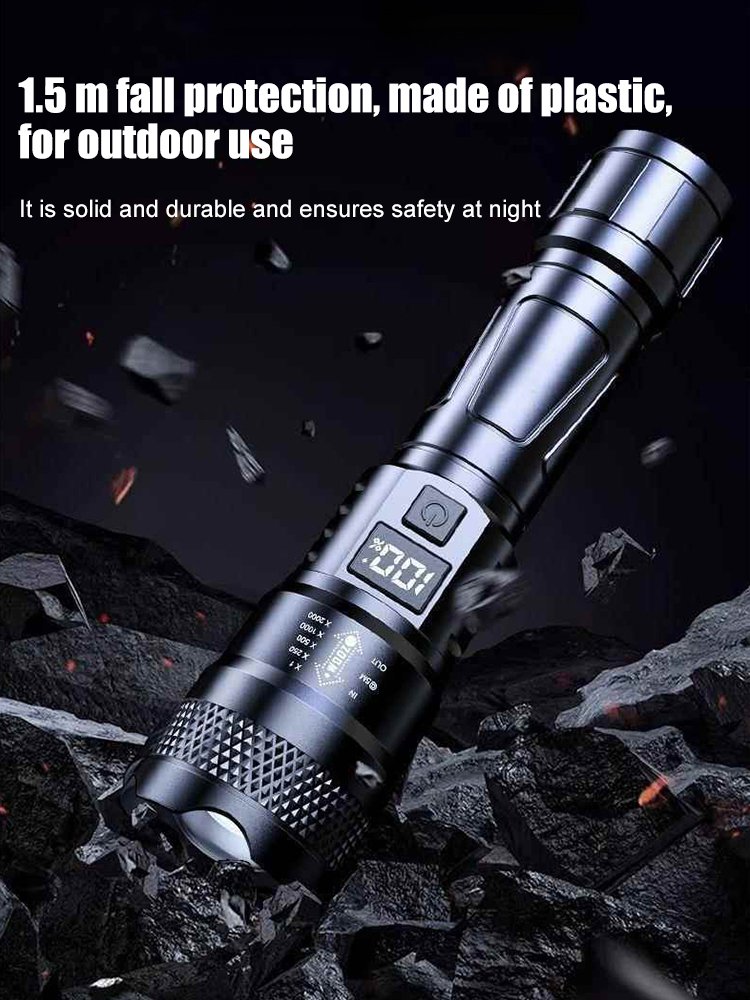 Rechargeable Zoom Flashlight