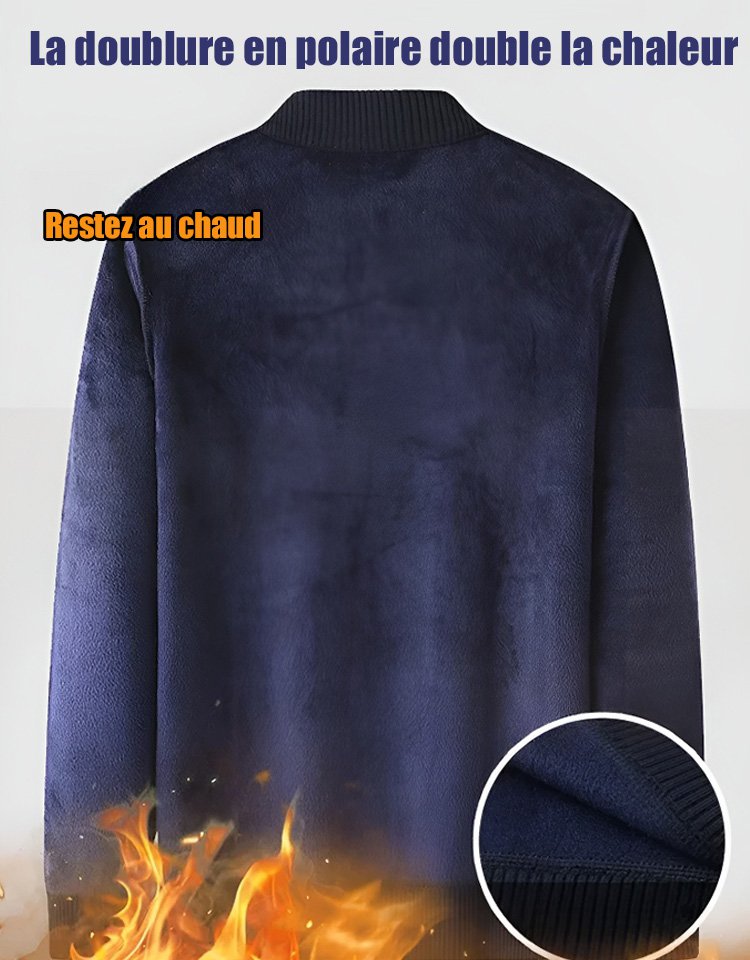 Pull chaud Ferret à col rond pour hommes