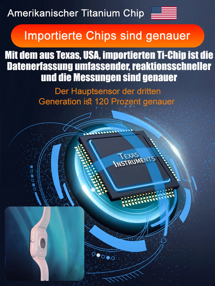 Intelligente nicht-invasive Blutzucker- und Harnsäureuhr