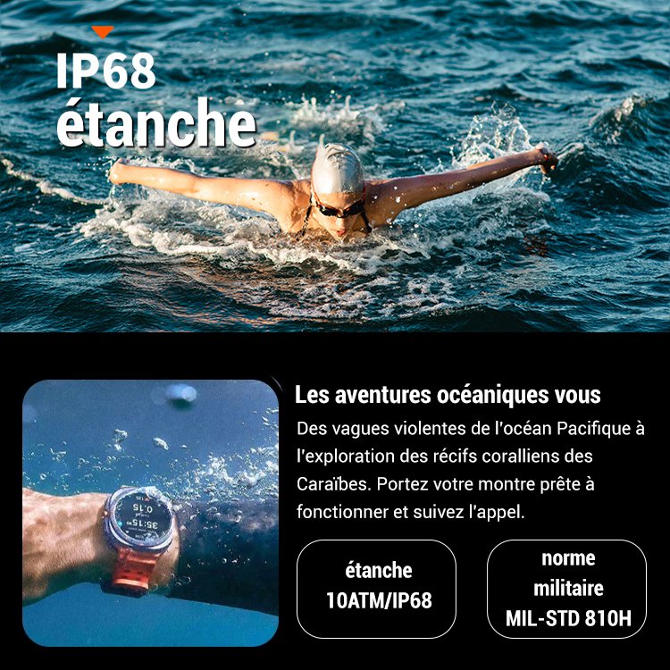 Nouvelle smartwatch avec appel bluetooth