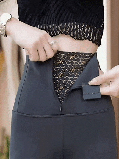 Hochtaillierte, bauchformende Barbie-Hose