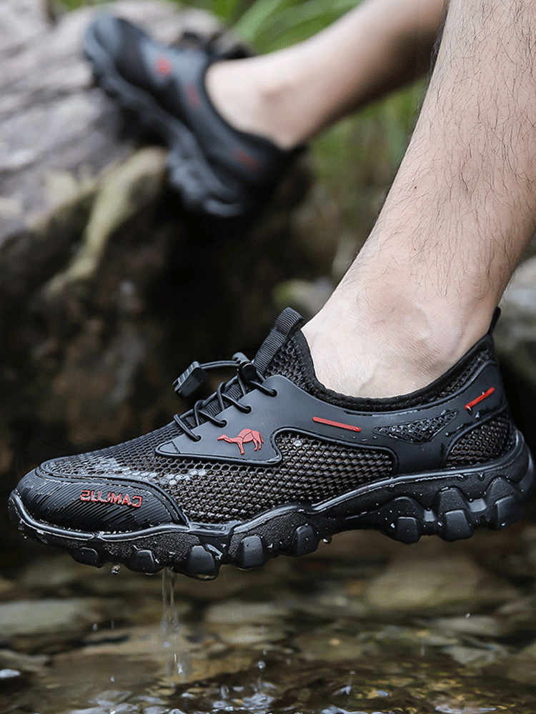 รองเท้ากลางแจ้งกันลื่นระบายอากาศได้ดี