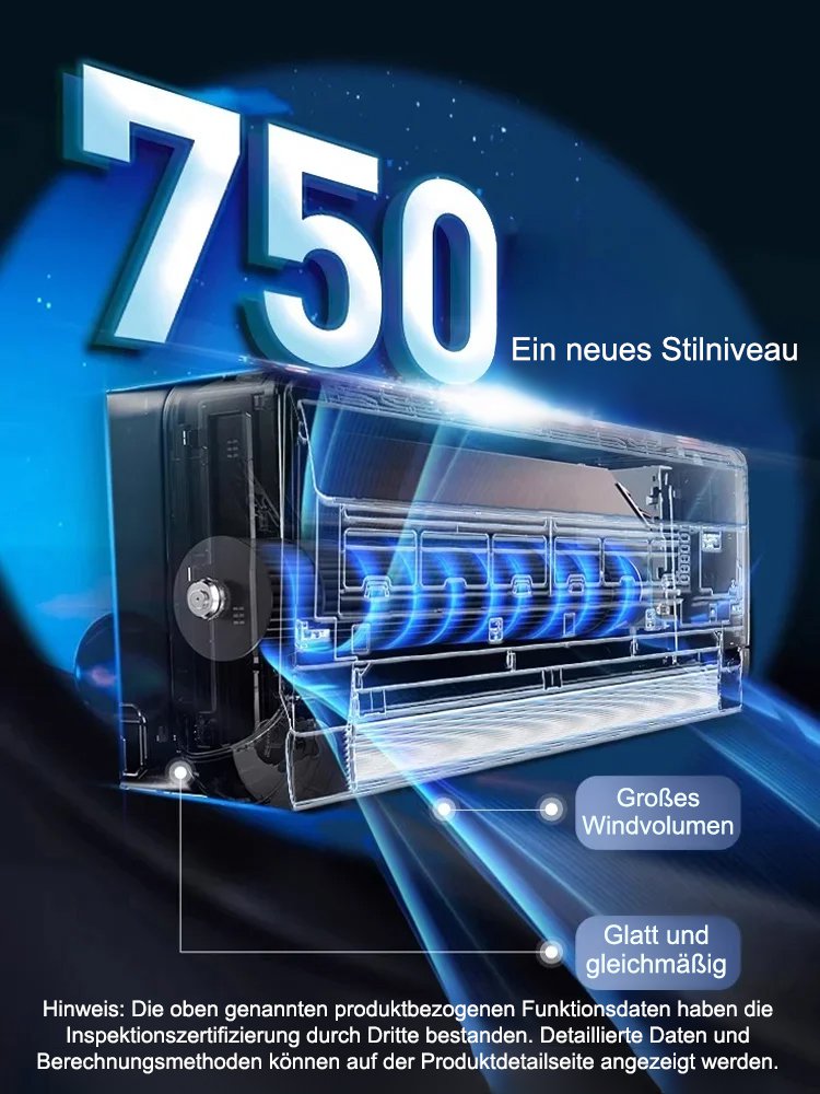 Wandmontierte mobile Klimaanlage