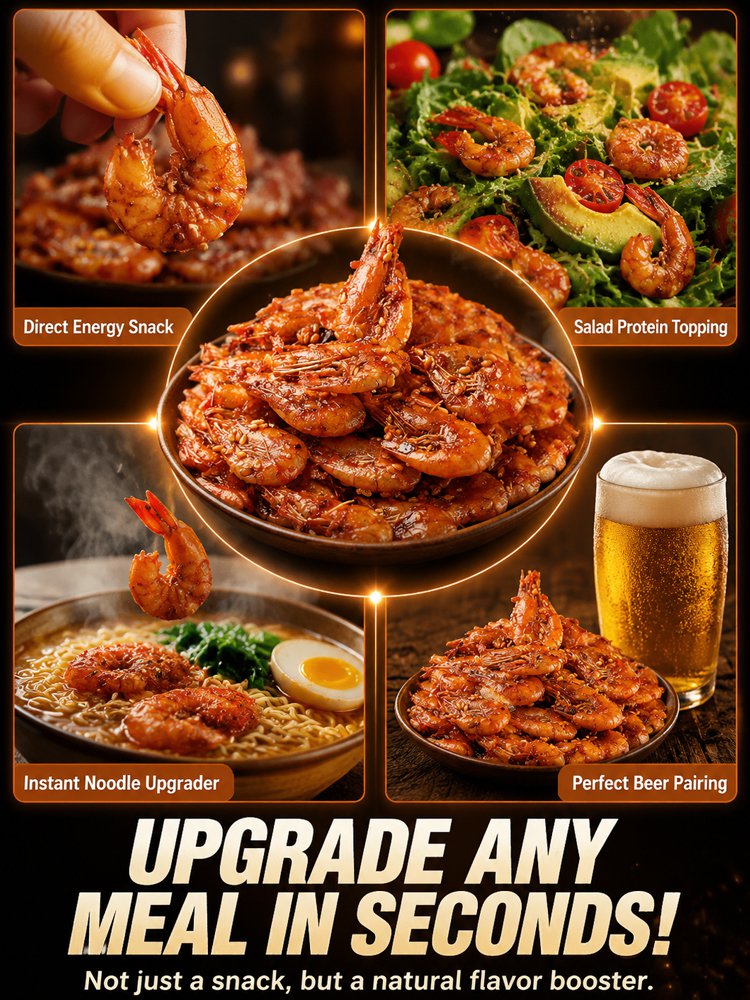 Non-fried Unsalted Ready-to-Eat Roasted Shrimp