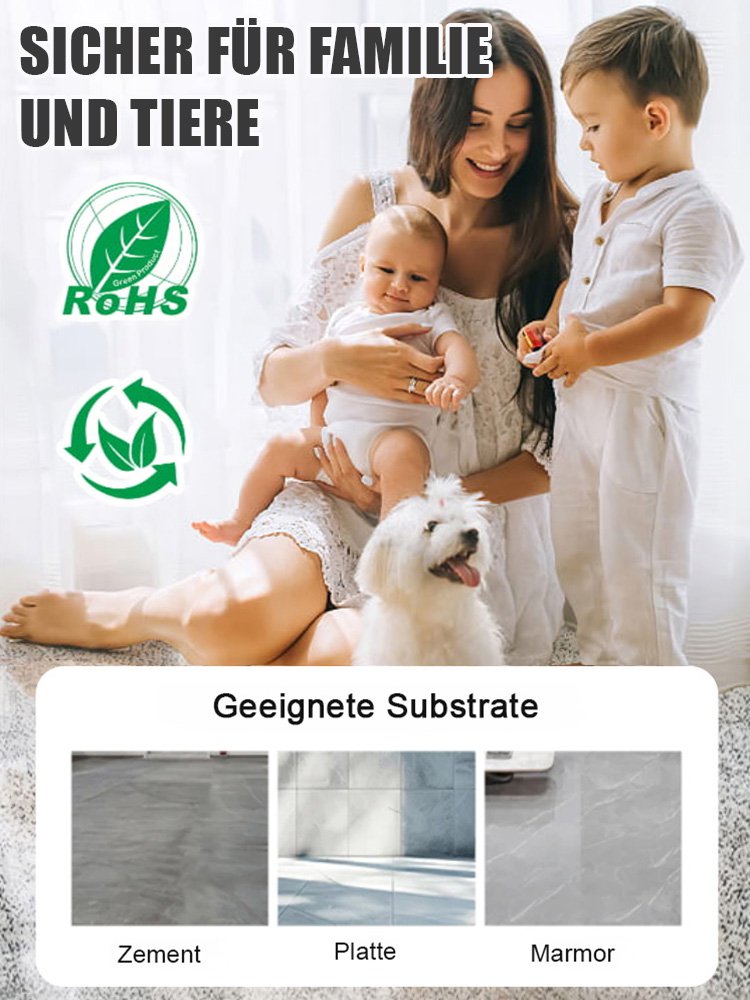 Marmorimitation, epoxidgefärbte Sandbodenfarbe