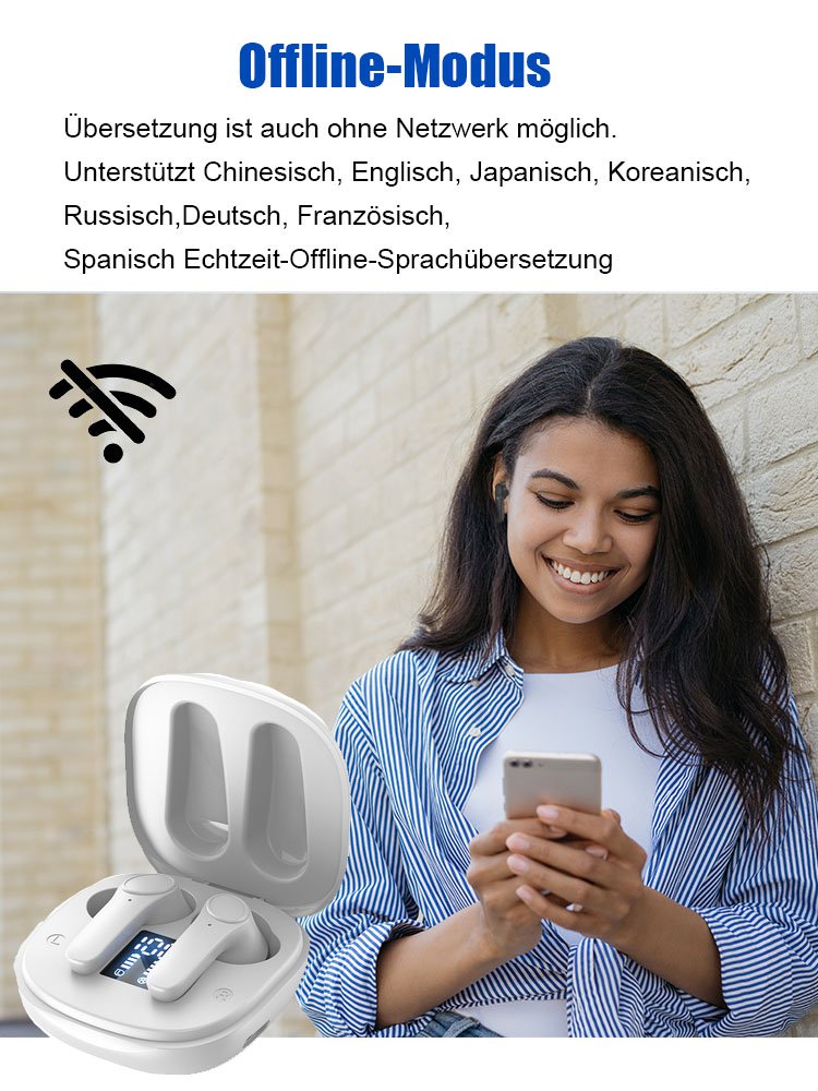 Bluetooth Smart Voice-Echtzeit-Übersetzungs-Headset