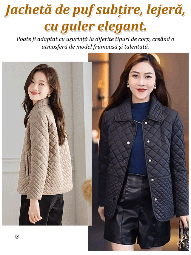 Jachetă din bumbac ușor la modă Lingge