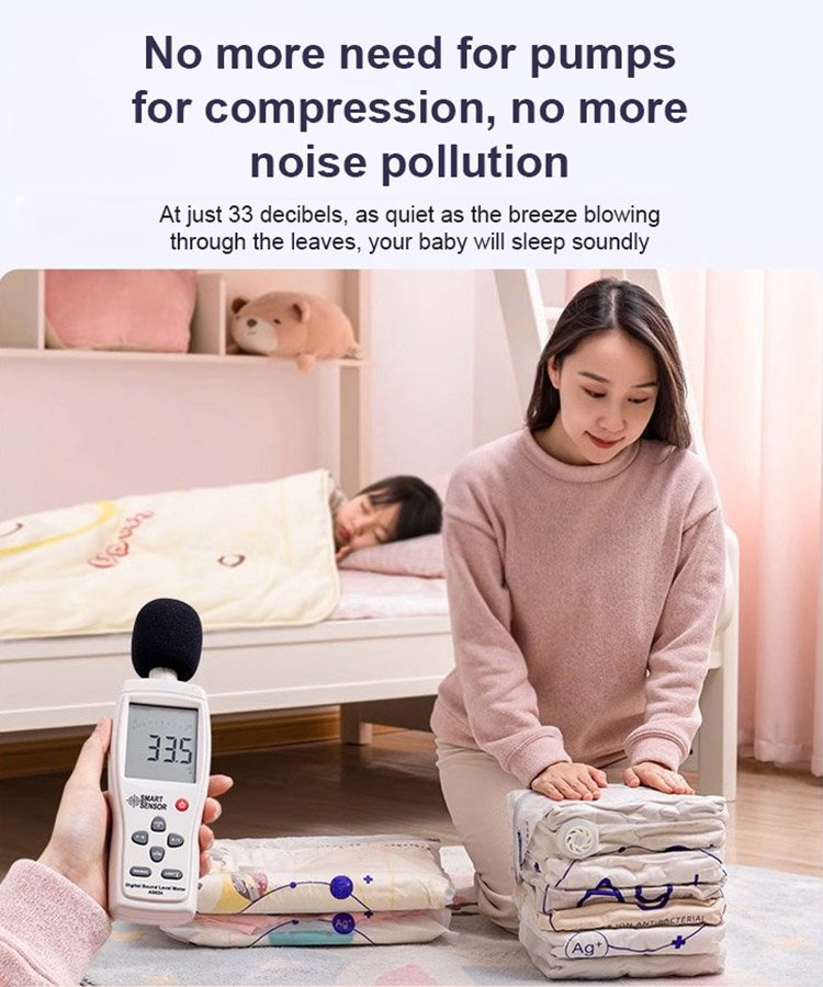 3D vacuum compression bag