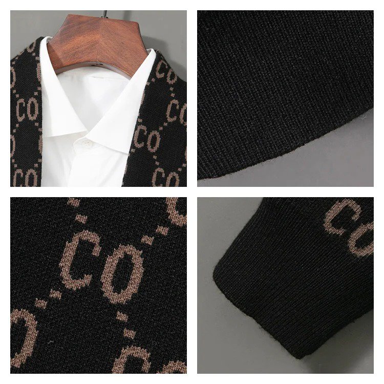 Vネックニットカーディガン