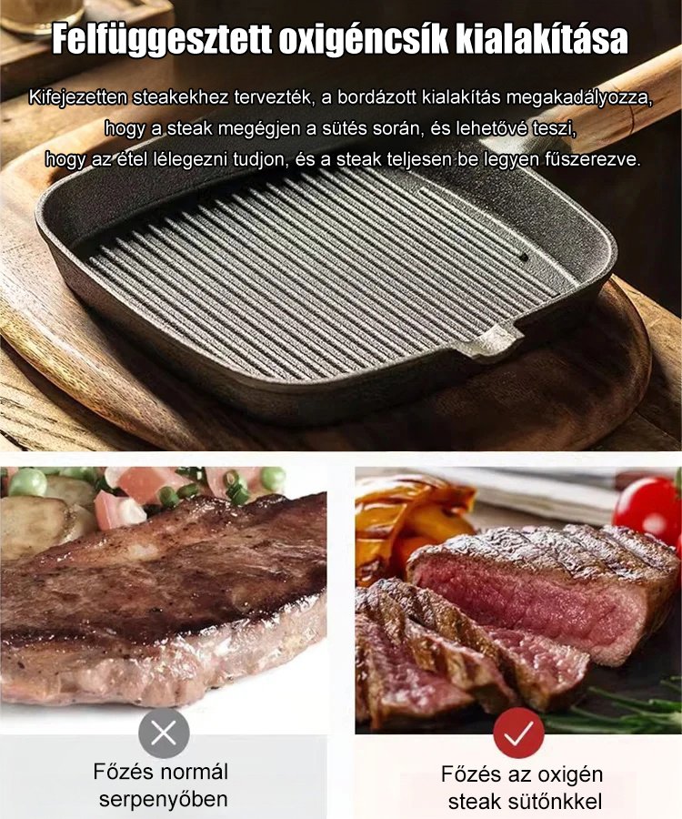 Különleges steak serpenyő