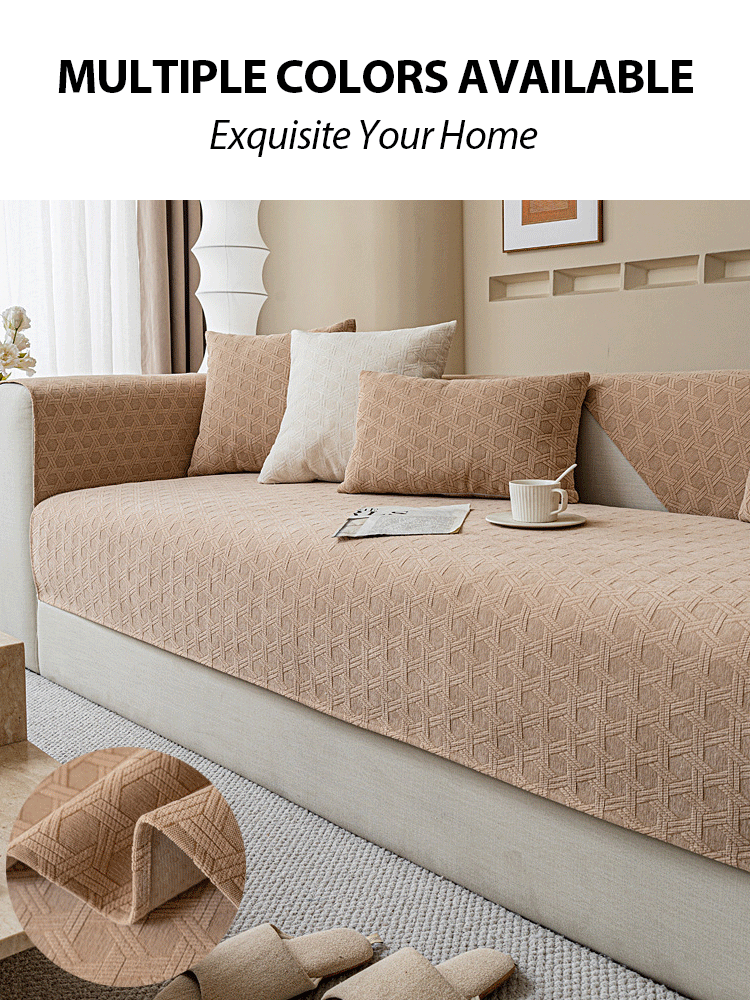Chenille Jacquard Fabric Dustproof Waterproof Oilproof Sofa Cover