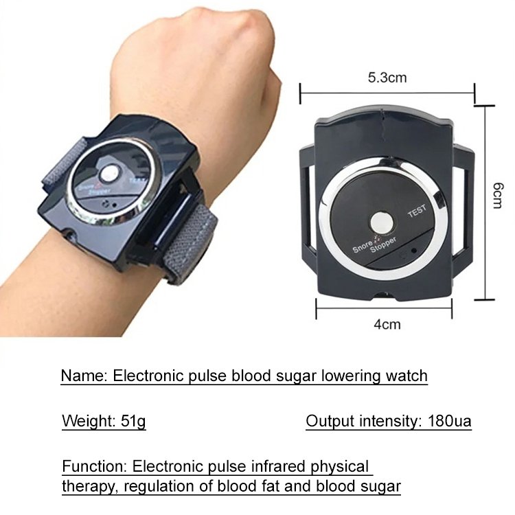 Electronic Pulse Blood Sugar Lowering Watch