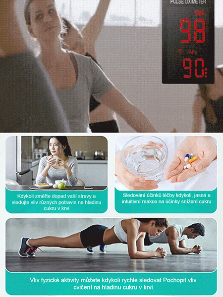 JS-Německý oxymetr Medisana