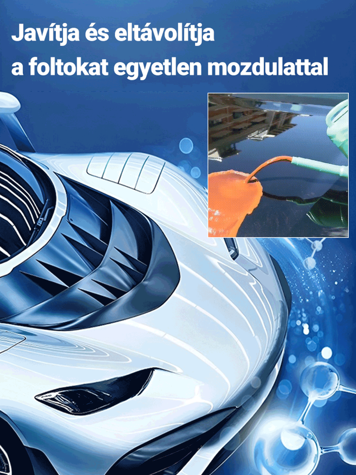 Autó nanoméretű javító spray