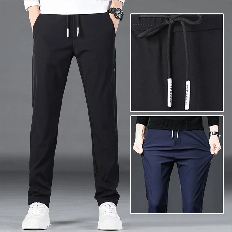 Alkalmi nadrág egyenes lábakkal