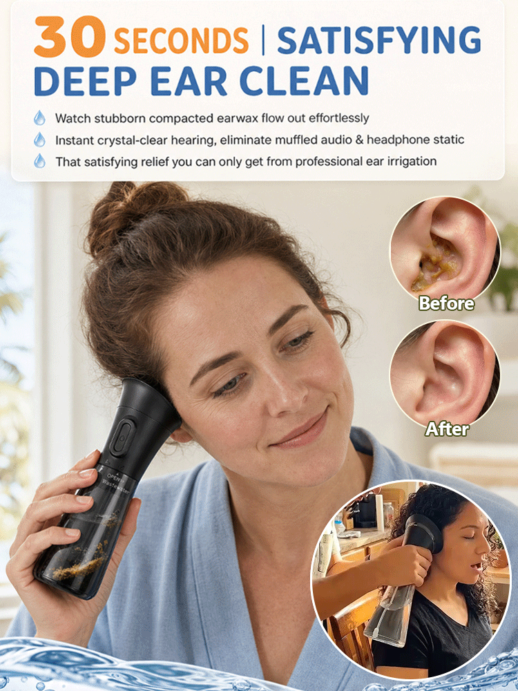 Portable home ear washer