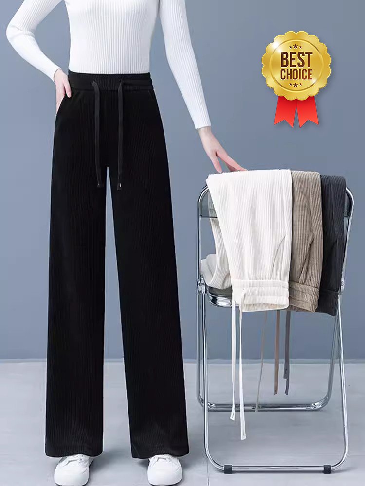 Pantalon large décontracté et confortable