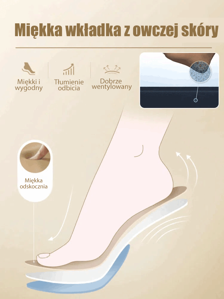 Wyściełane buty śniegowe z niską cholewką