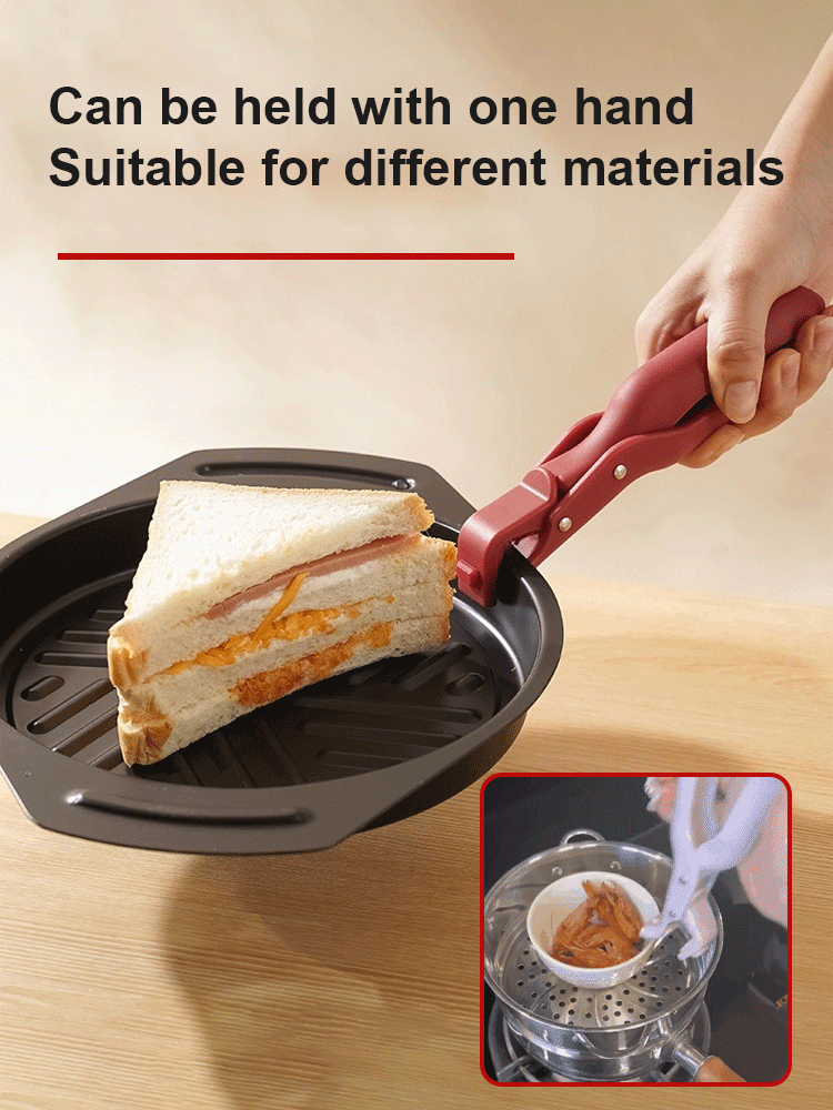 Silicone non-slip heat insulation anti-scald clip