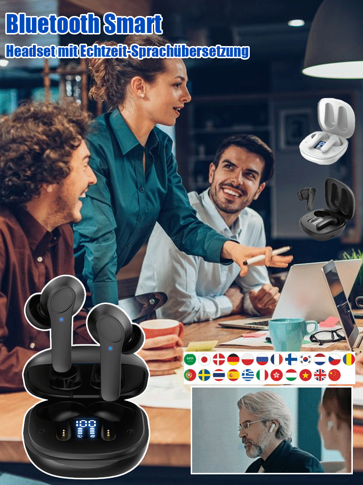 Bluetooth Smart Voice-Echtzeit-Übersetzungs-Headset