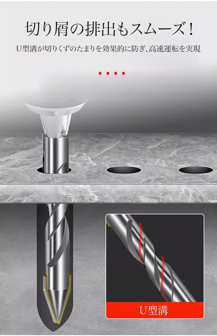 多用途に使える六角軸偏心ビットセット