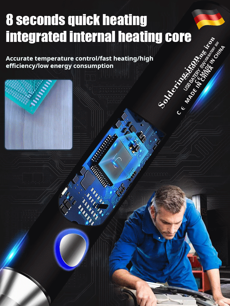 Wireless  Rechargeable Soldering Iron Set