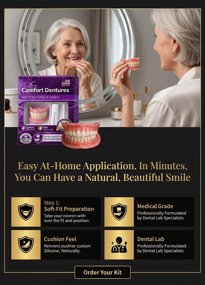【Save $5,000 NOT Going to Dentists】Smart Silicone Teeth | Patented University Tech