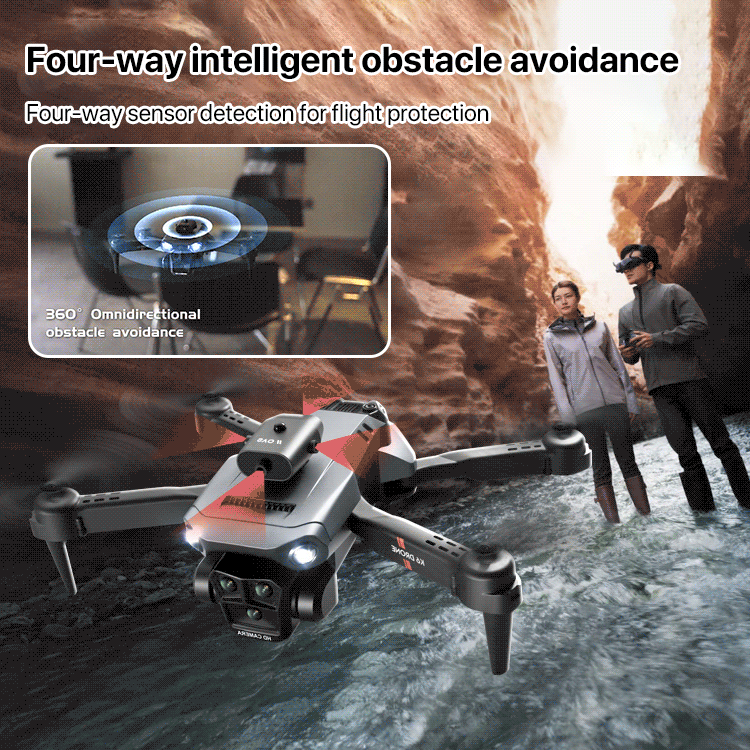 New product K6 Max triple camera obstacle avoidance drone