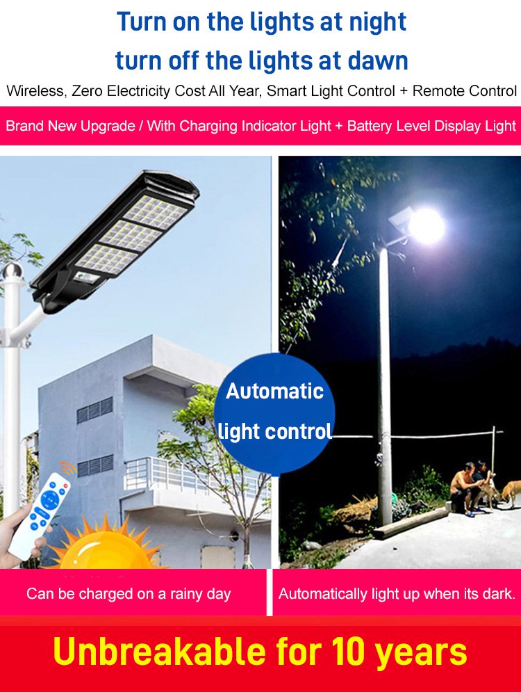  Solar-powered street light