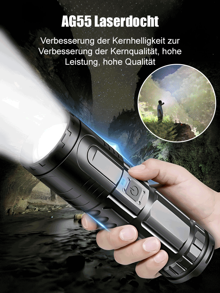 Weiße Laser-Zoom-Taschenlampe