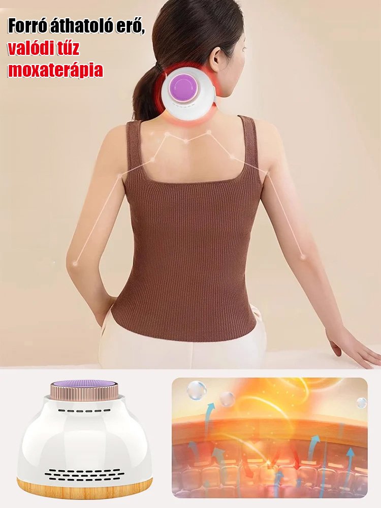【A háromfeszültségű moxibustion megduplázza a hatást】 Füstmentes, többfunkciós moxibustion edény