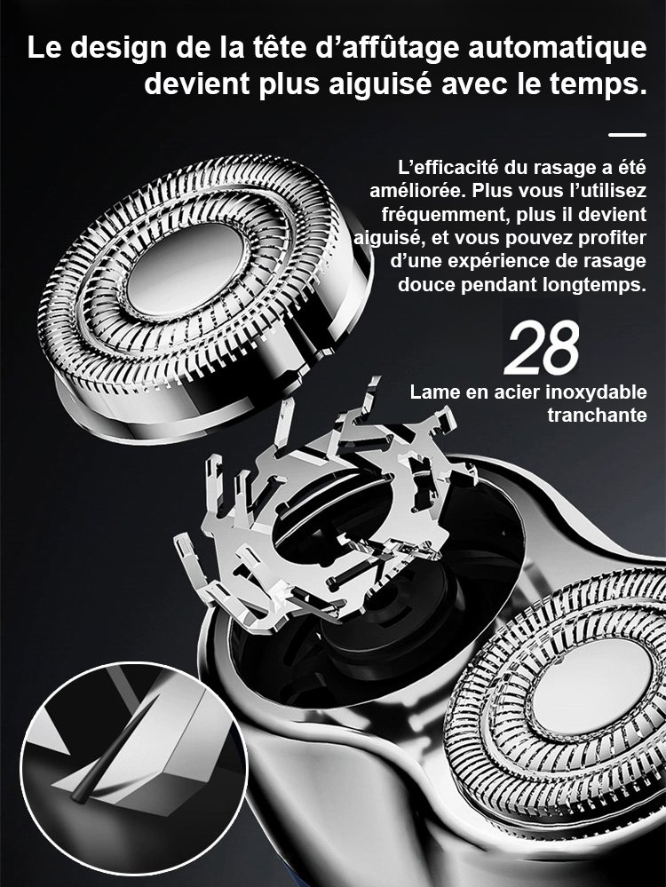 Rasoir portable lavable tout le corps