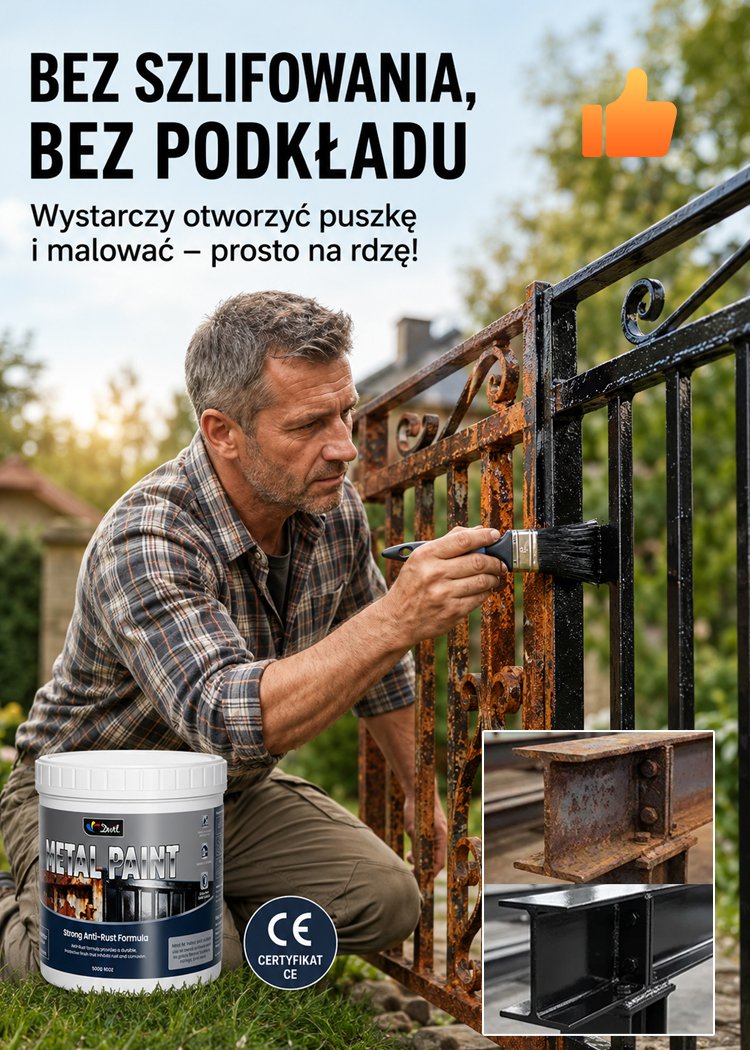 【50 lat bez rdzy】Odświeżacz, polerka do metalu i rdzy