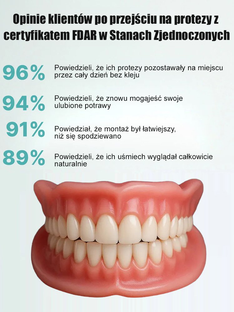 Zestaw Przywracający Uśmiech 2.0 | Wygodna Proteza dla Seniorów i Dorosłych(-50%)